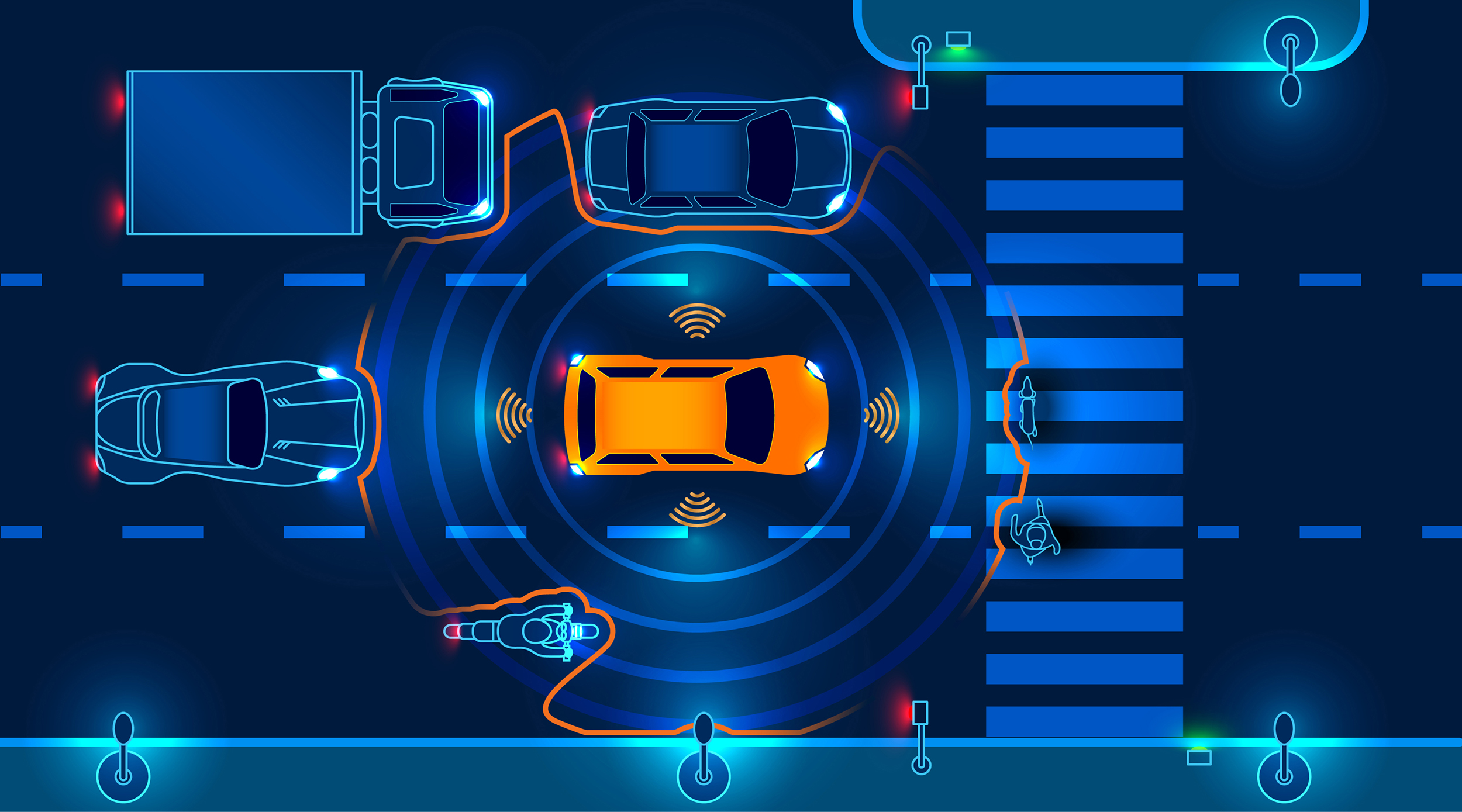 Yeux et oreilles de la voiture - tout autour des capteurs!