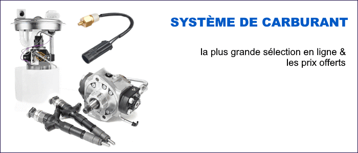 Commandez des pièces de carburant automobile en ligne