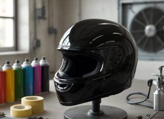 Comment peindre un casque de moto : étapes, choix de peinture et coût