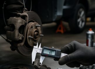 Plaquettes de frein usés : epaisseur, symptôme, verifier