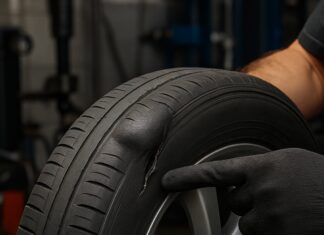 Pneu abîmé sur le flanc : que faire, types et réparations d’un pneu sur le flanc