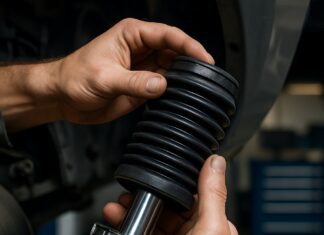 Protection de l’amortisseur défectueuse : quel est le prix pour le remplacement et la réparation du soufflet d’amortisseur