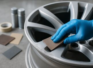 Comment réparer une jante rayée?